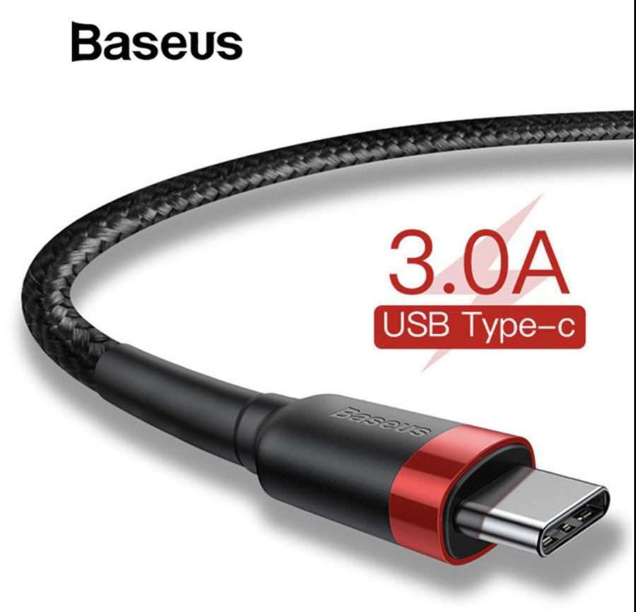 Câble Baseus USB-C vers USB-C 3A avec charge rapide 1 et 2m – iPhoShop