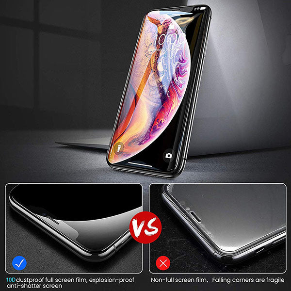 Verre trempé 5D bords biseautés 9H pour iPhone 11/Pro/X/XR/XS/Max – iPhoShop